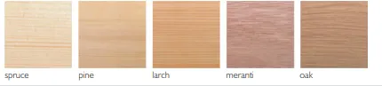 wood types ergomasif